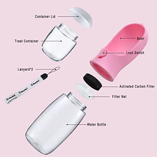 Dog Water Bottle Leak Proof Lock Mechanism