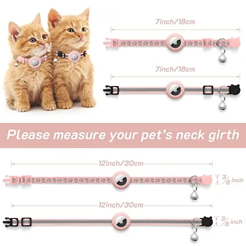 Lifestyle image of cat wearing the collar