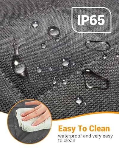 Dog Seat Cover Storage Pockets