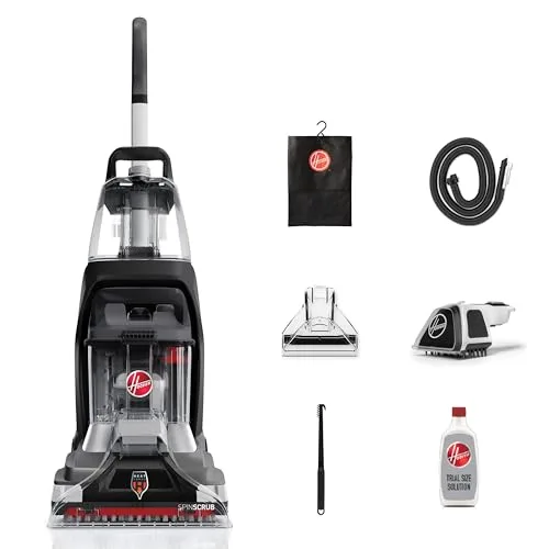 Hoover Powerscrub XL Pet Carpet Cleaner Machine, Upright Shampooer, FH68050, Black - Review