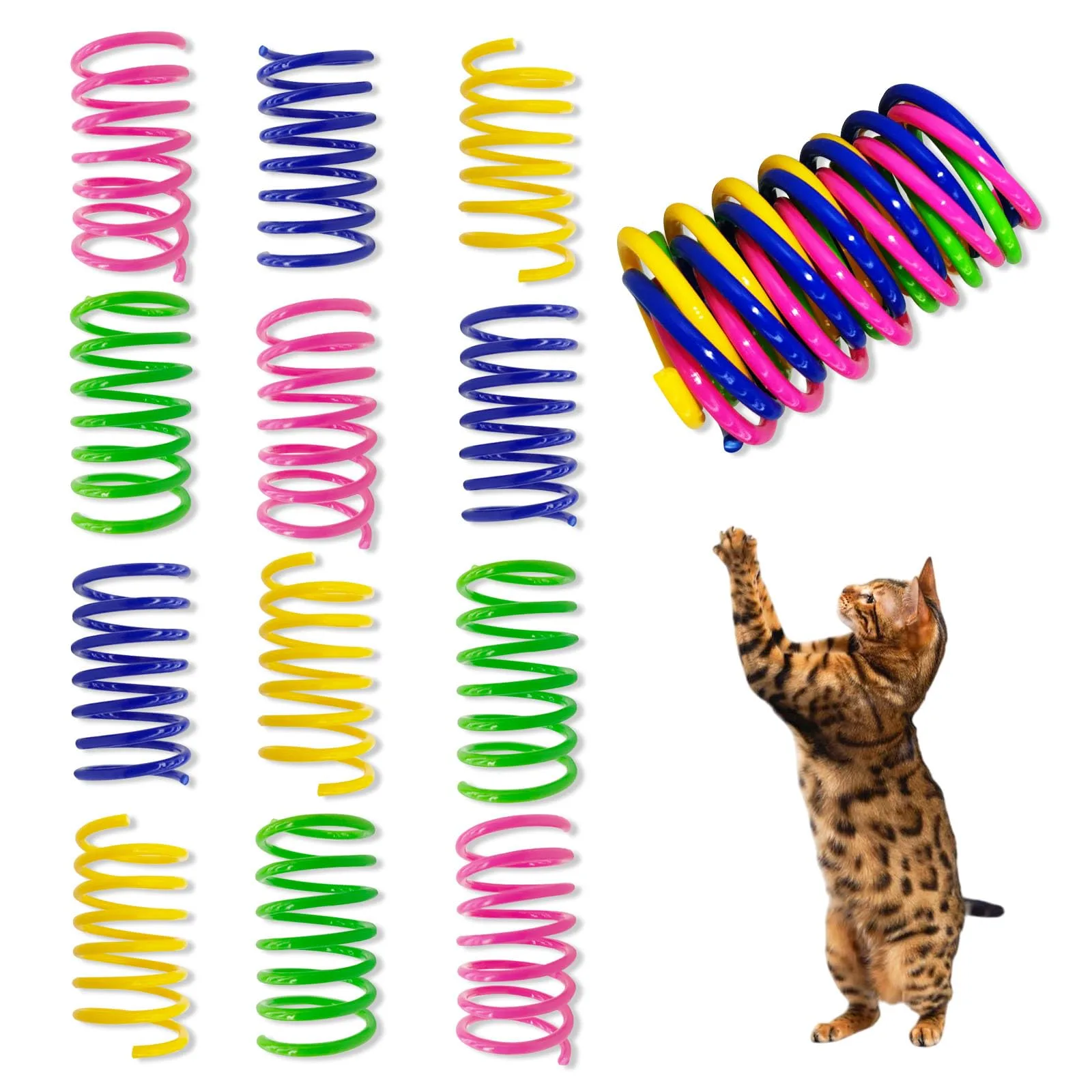 The unopened bag of 30 colorful springs, looking innocent and full of potential