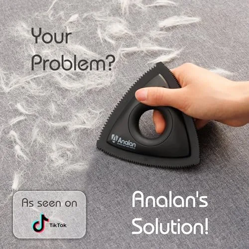 Analan Mini Pet Hair Remover Ergonomic Grip