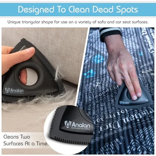 Analan Pet Hair Remover Usage on Car Interior