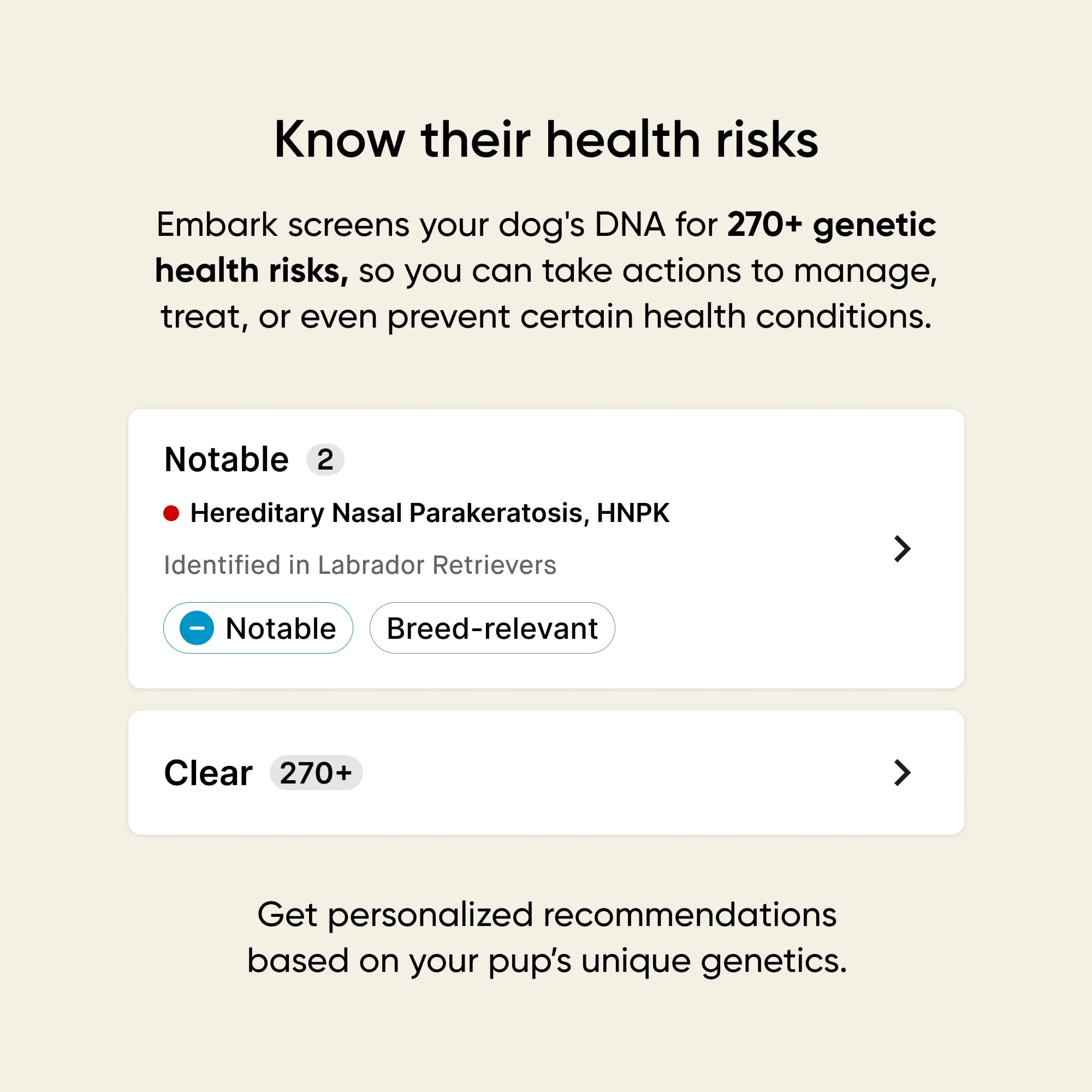 Embark Breed & Health Kit - Dog DNA Testing Kit - Discover Breed, Ancestry, Relative Finder, Genetic Health, Traits, Allergy Risk Scores