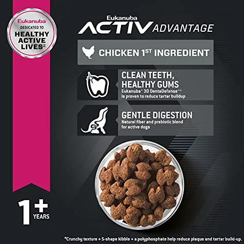 Eukanuba Adult Medium Breed Dry Dog Food, 30 lb Bag