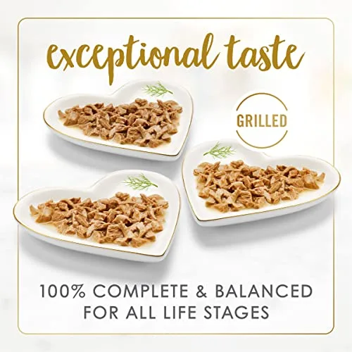 Side-by-side showing a bowl with only gravy licked clean and a bowl where chunks were mashed in and fully eaten.