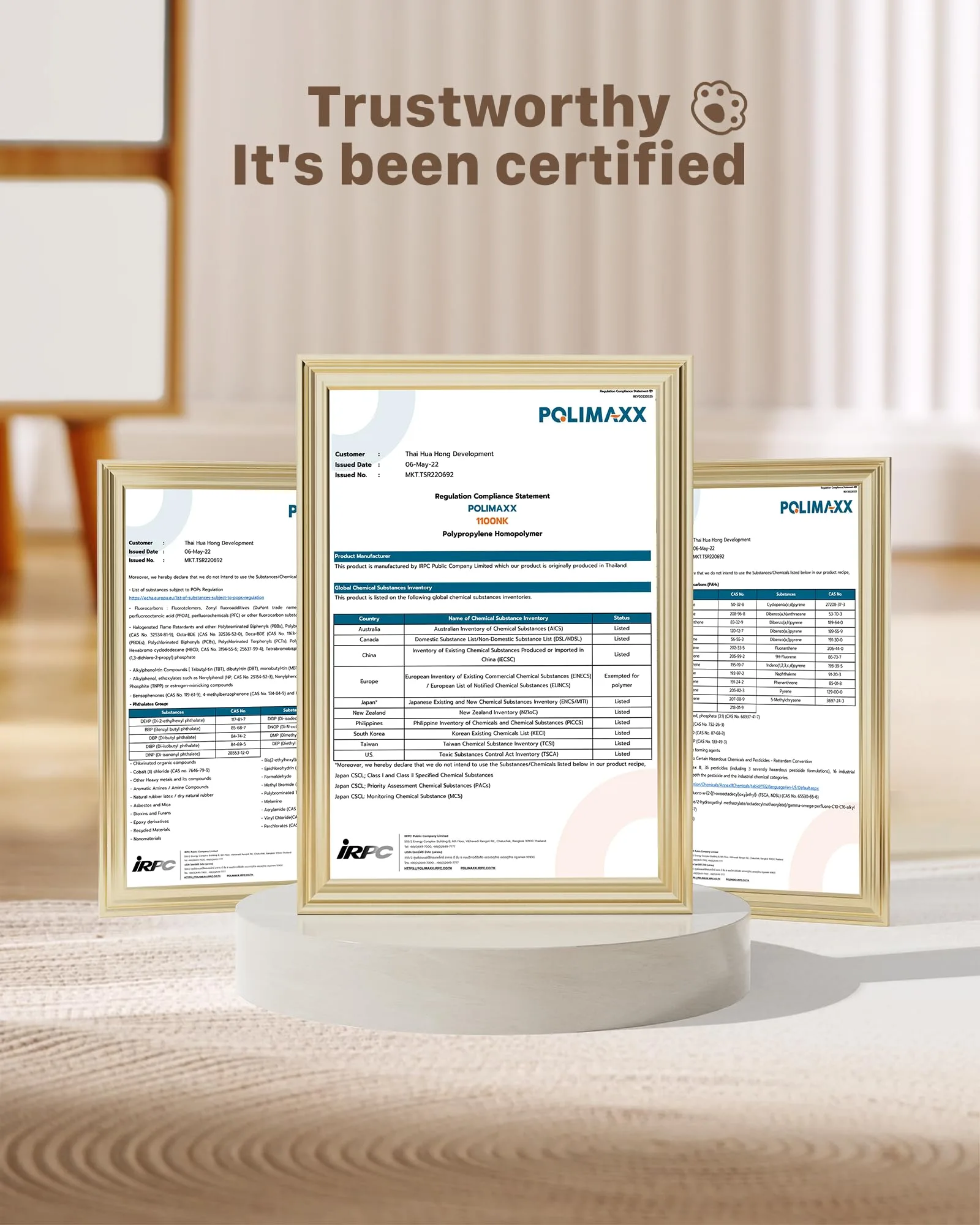 The complete retail packaging and included accessories: filters, spout, manual.