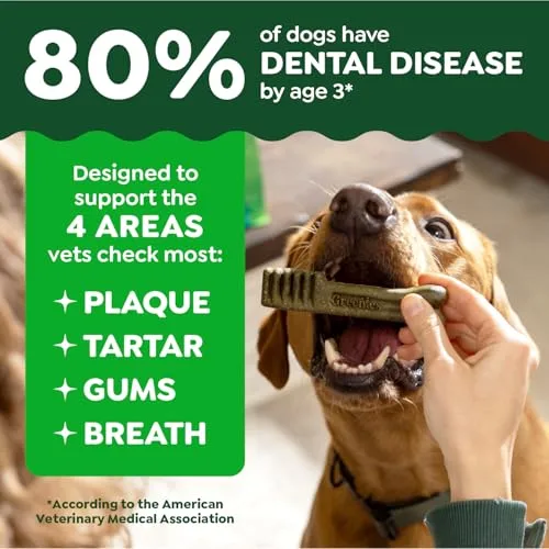 Greenies Veterinarian-Recommended Adult Natural Dental Dog Treats Regular Size, Original Flavor, 36 oz. Pack, 36 Count