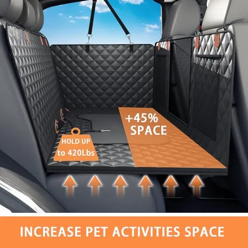 Details of the PU leather and mesh window construction