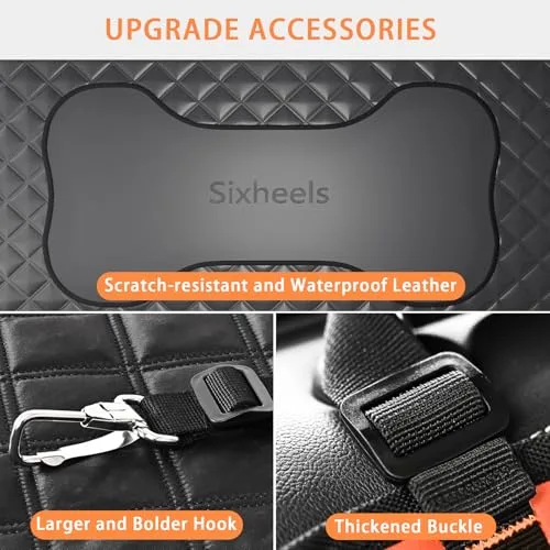 Dog resting comfortably on the extended platform