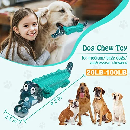 Dog Toys for Aggressive Chewers - Tough,Indestructible Dog Chew Toys for Large, Medium,Small Breed to Keep Them Busy