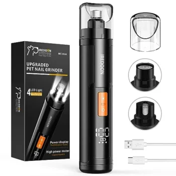 IREDOON Dog Nail Grinder Review: Are 4 LEDs Better?