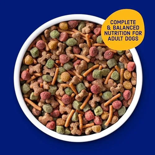 Kibbles 'n Bits Original Dry Dog Food, Savory Beef & Chicken Flavors for Adult Dogs, 45 lb. Bag