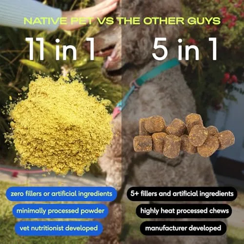 Native Pet Dog Vitamins Nutritional Information