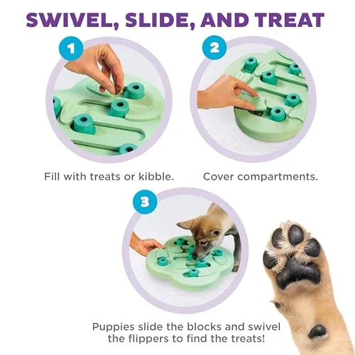 Puzzle toy showing cleaning requirements