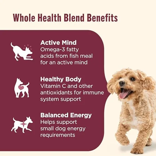 Nutrish Little Bites Small Breed Premium Natural Dry Dog Food, Real Chicken & Veggies Recipe, 6 Pounds (Packaging May Vary), (Rachael Ray Nutrish)