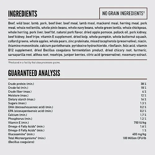 ORIJEN Grain Free Poultry Free High Protein Dry Dog Food Regional Red Recipe 23.5lb Bag