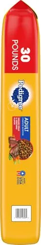 Pedigree Complete Nutrition Adult Dry Dog Food, Grilled Steak & Vegetable Flavor, 30 lb. Bag