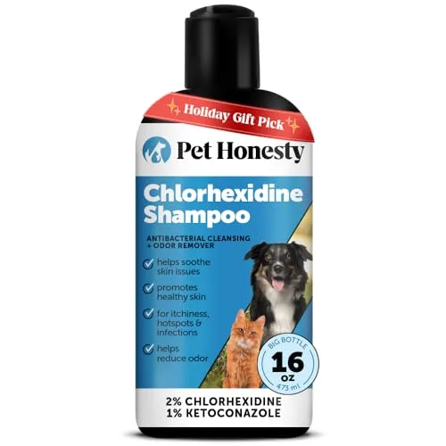 Pet Honesty Chlorhexidine Cat & Dog Seasonal Itch Relief Shampoo