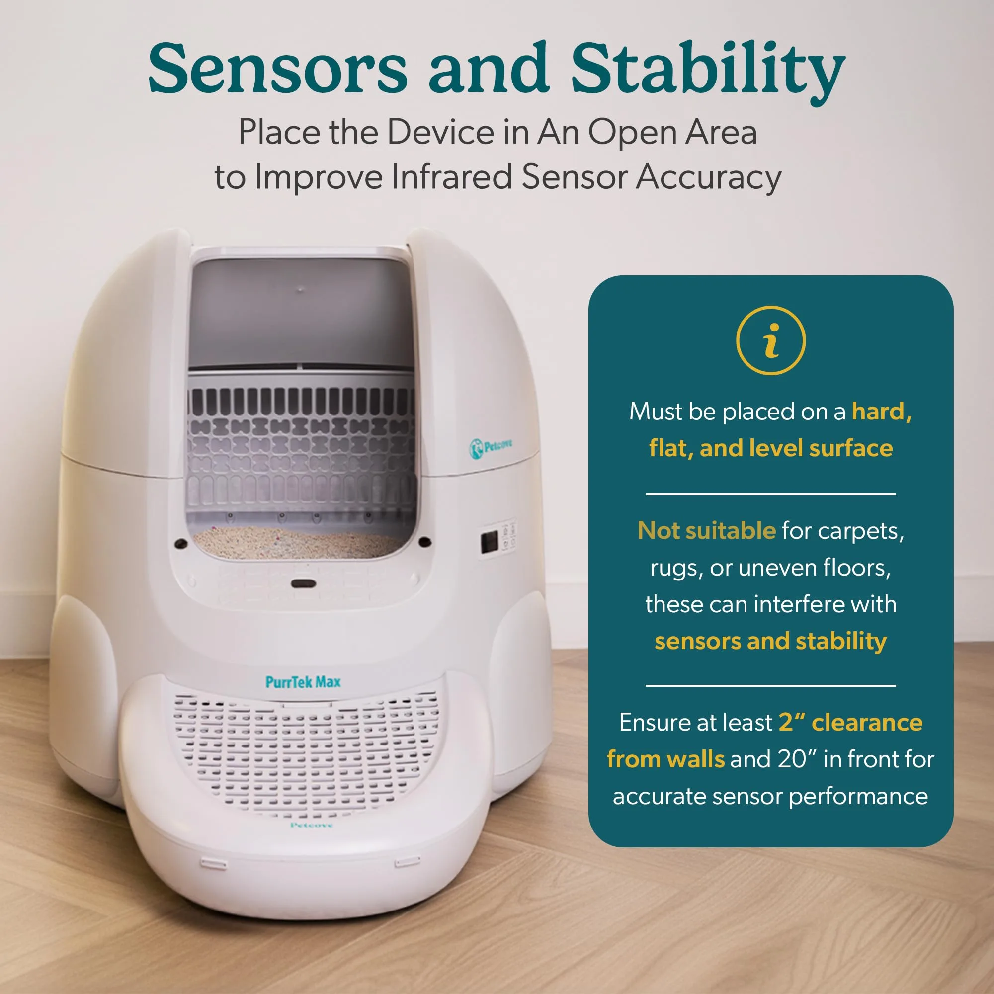 The removable drum interior, showing the sifting mechanism and spacious litter area.