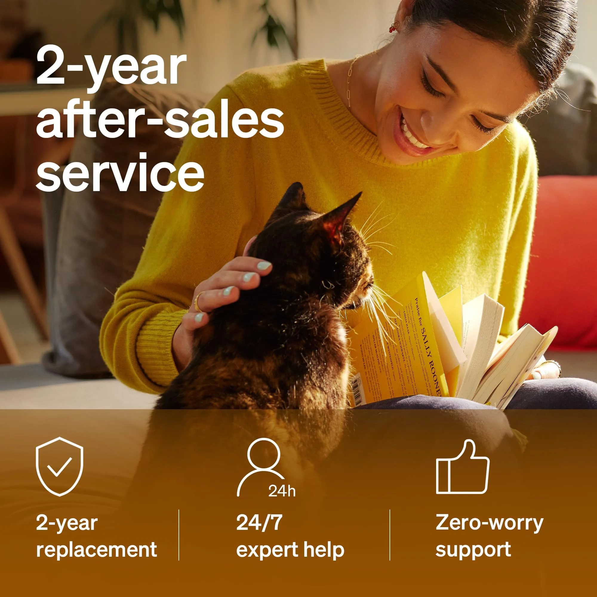 PETLIBRO Automatic Cat Feeder, Wi-Fi Rechargeable Cats Food Dispenser Battery-Operated with 30-Day Life, AIR 2.4G Wi-Fi Timed Pet Feeder for Cats & Dogs, 2L Auto Cat Feeder, Black