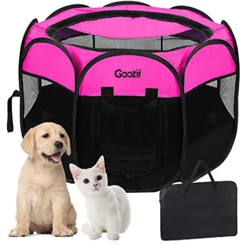 Pink Portable Pet Playpen Review: Safe Spot for Kittens?