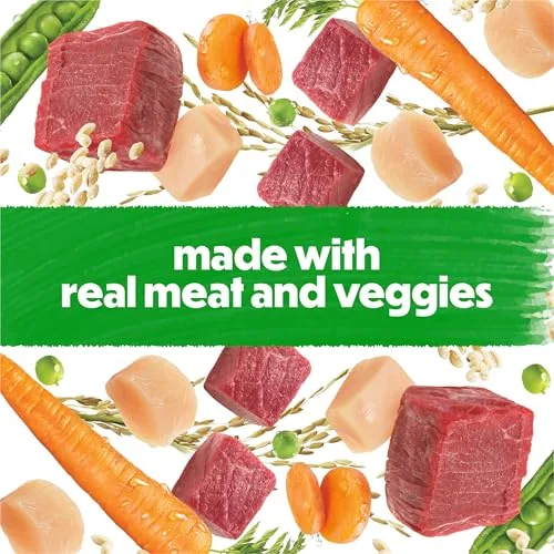 Purina Beneful Freshly Prepared Blends Wet Dog Food Variety Pack with Beef, Chicken, or Lamb Dog Food - (Pack of 12) 10 oz. Tubs