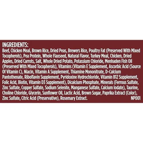 Nutrish Rachael Ray Dish Beef & Brown Rice Recipe with Veggie & Fruit Blend Dry Dog Food, 11.5 lb. Bag