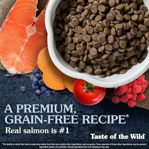 Taste of The Wild Pacific Stream Grain-Free Dry Dog Food With Smoke-Flavored Salmon 28lb