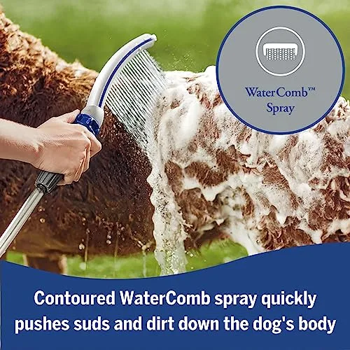 Waterpik Pet Wand Pro Used on Dog