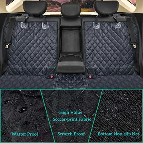 Dog Car Seat Cover Non-Slip Backing