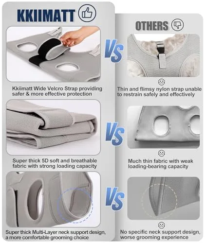 Dog Grooming Hammock,XX-Large Hammock for Nail Trim, Hanging Harness for Nail Trimming,Dog Sling Restraint Holder for Pet Grooming Suspension Hanger with Thick Fabric Neck Support