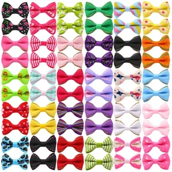 YAKA Dog Hair Bows Review: 60 Piece Set