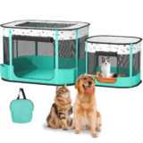 Portable Cat Playpen Review: A 2-Room Travel Condo?