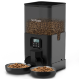 Voluas Automatic Cat Feeder for Two Cats, Double Pet Feeder